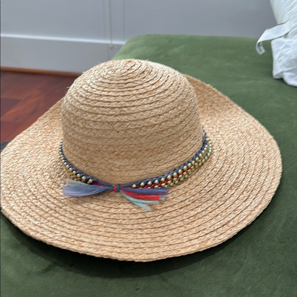 Coolinar Raffia Straw Hat